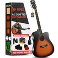 thumbnail image 1 of 41" Full-Size Acoustic Guitar Kit, Cutaway Body with Digital Tuner, and Accessory Kit, (Sunburst Teardrop), 1 of 7