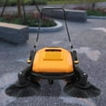 thumbnail image 1 of 41" Hand Push Floor Sweeper Walk-Behind Outdoor W/ 55L Dust Container Capacity, 1 of 9