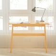 thumbnail image 1 of 41 Inch Computer Desk,Modern Simple Office Desk,Writing Desk Work Desk for Small Space,Home Office,Light Natural, 1 of 7