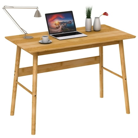 Bambloom Modern Computer Desk,41 Inch Simple Office Desk Computer Table, Study Writing Study Desk Workstation for Home Office,Natural