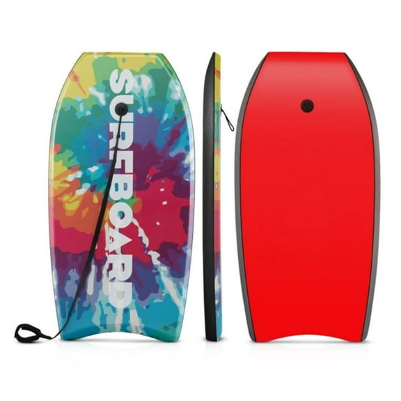 41 Inches Lightweight Body Board Boogie Board with EPS Core XPE Deck HDPE Bottom Multicolor1