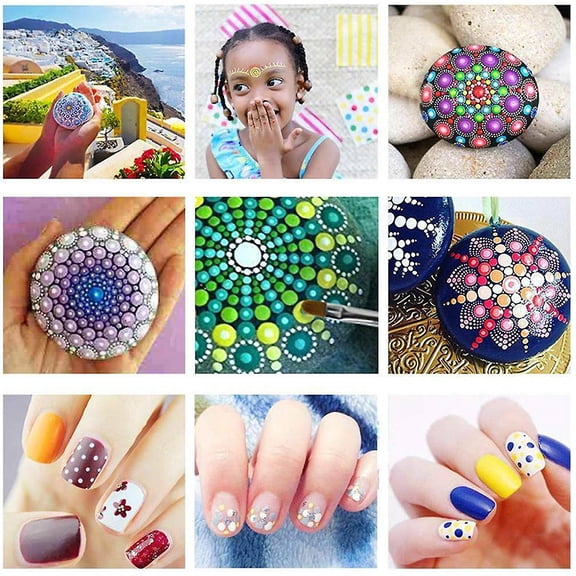 41 Pcs Acrylic Nail Art Dotting Pen Art Mandala Manicure Painting Tool Kit Set