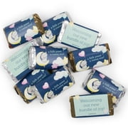 105 Pcs It's a Boy Candy Blue Baby Shower Chocolate Assortment (1.75lbs -  Approximately 105 Pcs) 