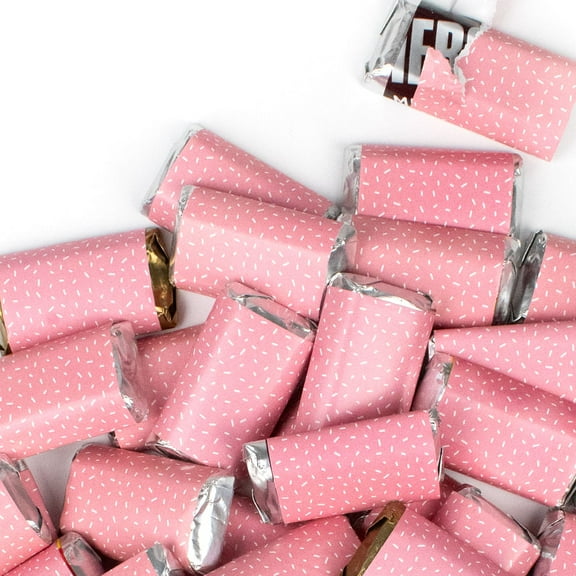 34 Pcs Pink Candy Party Favors Hershey's Miniatures Chocolate