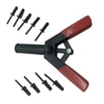 thumbnail image 1 of 41 Pcs Plastic Rivet Tool Rivet Gun Quick Set Riveter Hand Tool Asorted Set w/ 40 Poly Rivets for All Plastic Rivets, 1 of 6