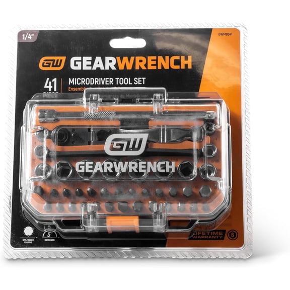 41 Piece 1/4" Drive Ratchet MicroDriver Set | GWMBS41
