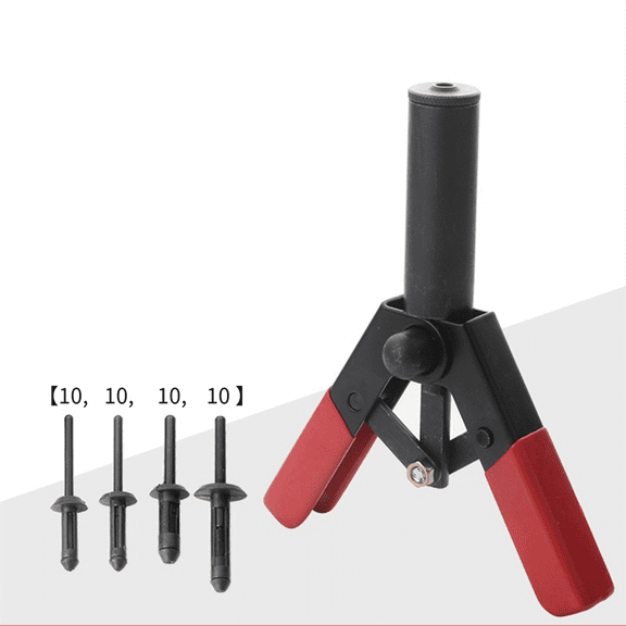 41 Piece Set of Quick Core Pulling Rivet Machines, Plastic Rivet Pullers, Polyethylene Riveting Tools for Automobiles