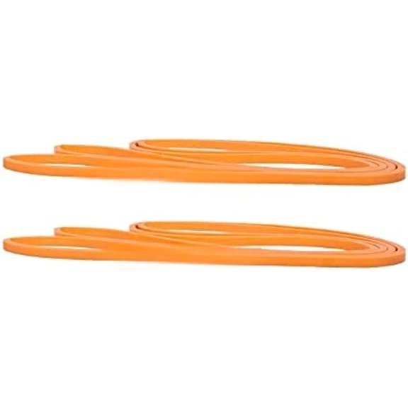 41 Resistance Loop Band - Pair of 2 Orange Resistance Bands (5 to 15 Pounds - 0.25 inches Wide) for Mobility, Yoga, Physical Therapy, Pull Ups, Home or Gym Workouts and More