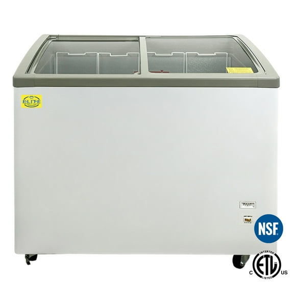 41 in.  Ice Cream Chest Freezer, Commercial Ice Cream Display Freezer - 12 Cu. ft