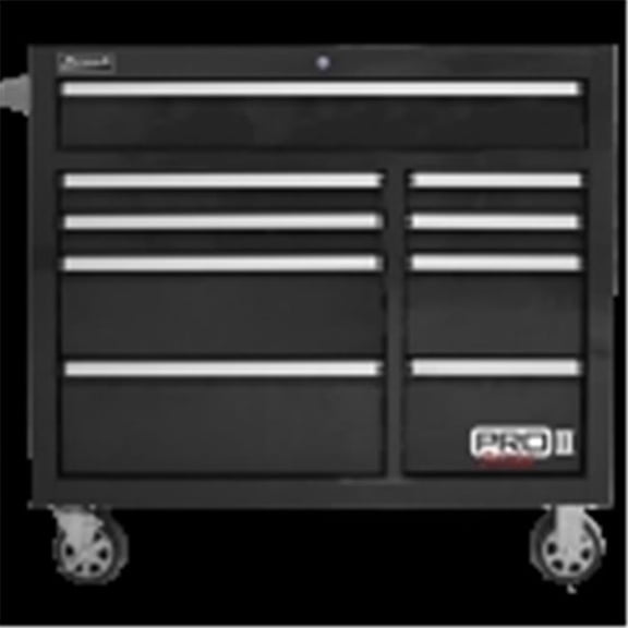 41 in. Pro 2 9-Drawer Roller Cabinet, Black