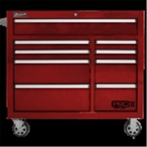 41 in. Pro 2 9-Drawer Roller Cabinet, Red