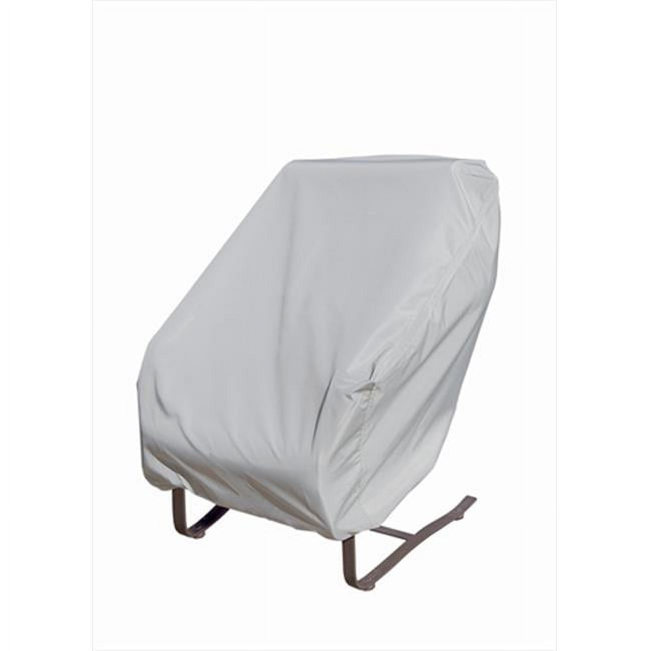 41 in. Rocking Chair Cover Grey
