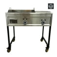 thumbnail image 1 of 41 in. Taco Grill Griddle Cart 2 Burner Comal Asada Burger Pollo Model, Food Cart Plancha Para Tacos, Griddle Taco Carts, 1 of 12