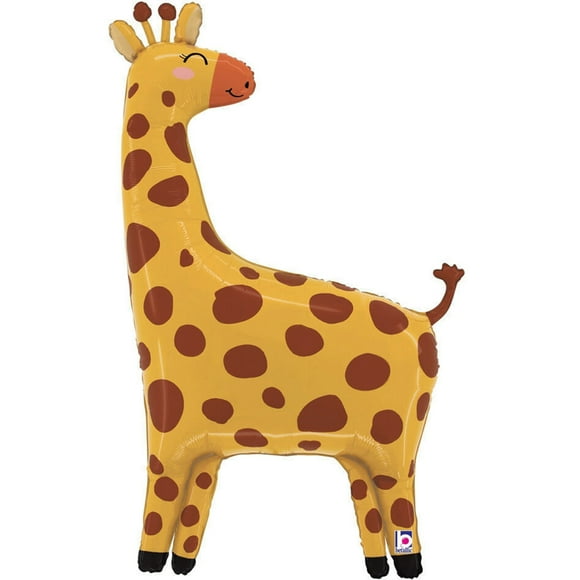41 inch Jungle Giraffe Foil Mylar Balloon - Party Supplies Decorations