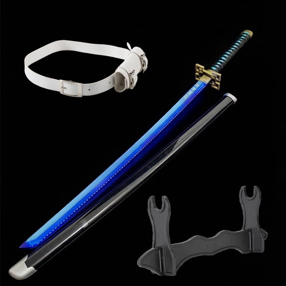 41 inches LED Sword Tokitou Muichirou with White Belt and Holder Stand