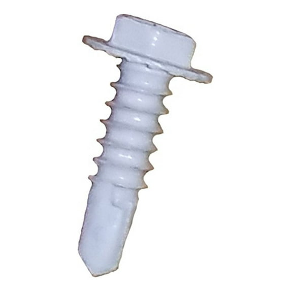 410 #10 Tek 3/4" White Pack of 50