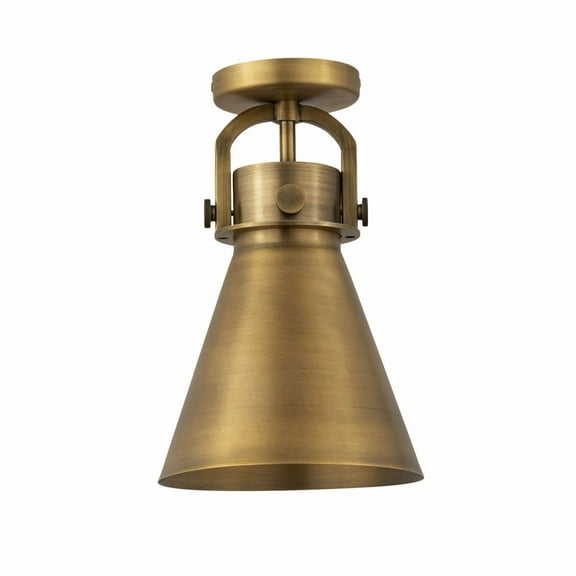 Innovations Lighting - Newton Cone - 1 Light Flush Mount In Industrial