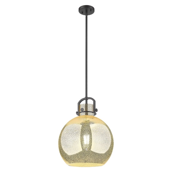 Innovations Lighting - Newton Sphere - 1 Light Stem Hung Pendant In Industrial