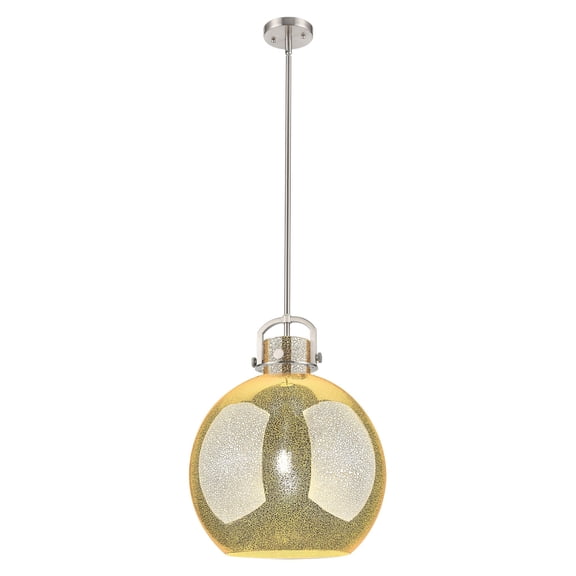 Innovations Lighting - Newton Sphere - 1 Light Stem Hung Pendant In Industrial