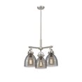 thumbnail image 1 of Innovations Lighting - Newton Bell - 3 Light Stem Hung Pendant In Industrial, 1 of 4