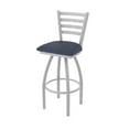 thumbnail image 1 of 410 Jackie 25" Swivel Counter Stool with Anodized Nickel Finish and Graph Anchor Seat, 1 of 4