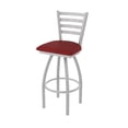 thumbnail image 1 of 410 Jackie 25" Swivel Counter Stool with Anodized Nickel Finish and Graph Ruby Seat, 1 of 4