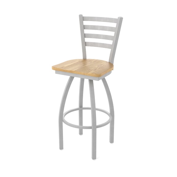 Holland Bar Stool Co Jackie 25 in. Swivel Counter Stool with Wood Seat