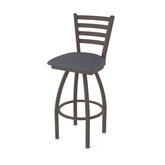 410 Jackie 25" Swivel Counter Stool with Bronze Finish and Canter Storm Seat