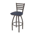 thumbnail image 1 of 410 Jackie 25" Swivel Counter Stool with Bronze Finish and Graph Anchor Seat, 1 of 4