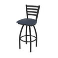 thumbnail image 1 of 410 Jackie 30" Swivel Bar Stool with Black Wrinkle Finish and Graph Anchor Seat, 1 of 4