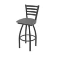 thumbnail image 1 of 410 Jackie 30" Swivel Bar Stool with Black Wrinkle Finish and Graph Coal Seat, 1 of 4