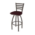 thumbnail image 1 of 410 Jackie 30" Swivel Bar Stool with Bronze Finish and Canter Bordeaux Seat, 1 of 4