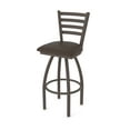 thumbnail image 1 of 410 Jackie 30" Swivel Bar Stool with Bronze Finish and Rein Coffee Seat, 1 of 4