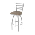 thumbnail image 1 of 410 Jackie 36" Swivel Bar Stool with Anodized Nickel Finish and Canter Earth Seat, 1 of 4