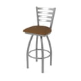 thumbnail image 1 of 410 Jackie Stainless Steel 25" Swivel Counter Stool with Canter Thatch Seat, 1 of 3