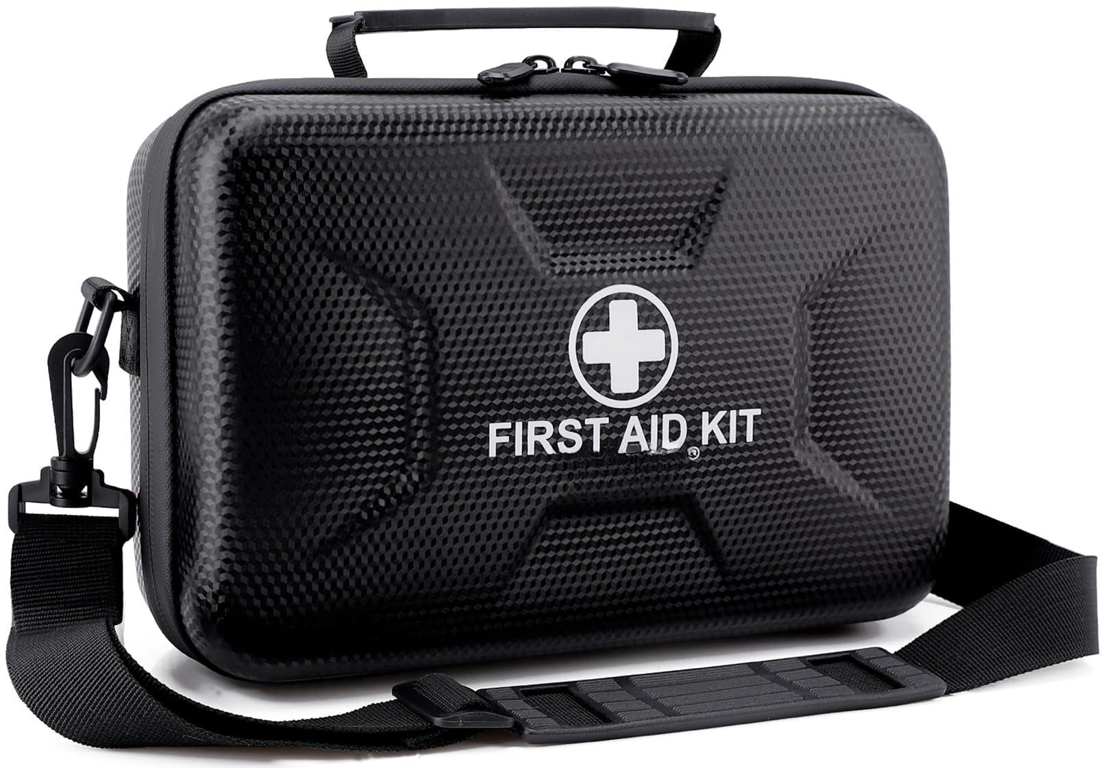 410 Piece Waterproof Hard Shell First Aid Kit For Home  Car Travel Camping Truck Hiking Sports Office Vehicle & Outdoor Emergencies - Emergency Kits (black)