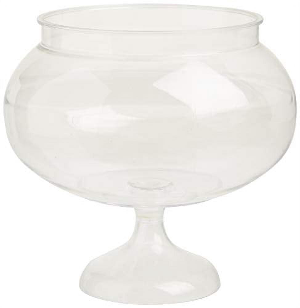 410010 Round Pedestal Jar Wedding and Engagement Party , Clear