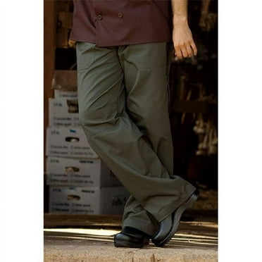 4102-6504 Grunge Cargo Chef Pant in Olive - Lagre