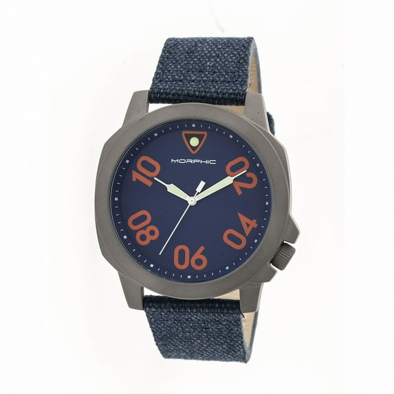 4105 M41 Series Mens Watch, Blue Dial, 44mm, Gray Case