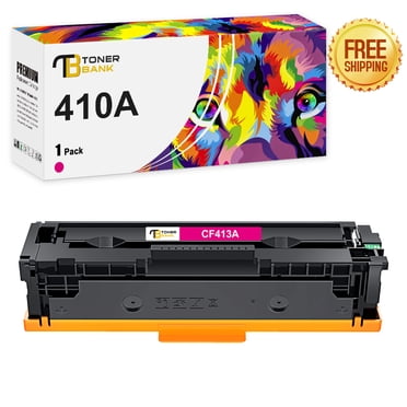 4-Pack Black Toner Cartridges – Compatible With HP CF410A 410A – For LaserJet M452dw, M477fdw, M477fnw – 2,300 Pages Each