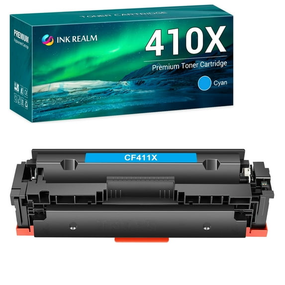 410X Toner Cartridges Cyan Compatible for HP 410X CF411X Color LaserJet Pro MFP M477fnw M477fdn M477fdw M377dw M452dw M452nw M452dn Printer Ink