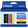 thumbnail image 1 of 410XL Ink Cartridges Compatible for Epson 410 Ink Cartridges Work with Epson XP-7100 XP-830 XP-640 XP-635 XP-630 XP-530 Printer (5-Pack), 1 of 6