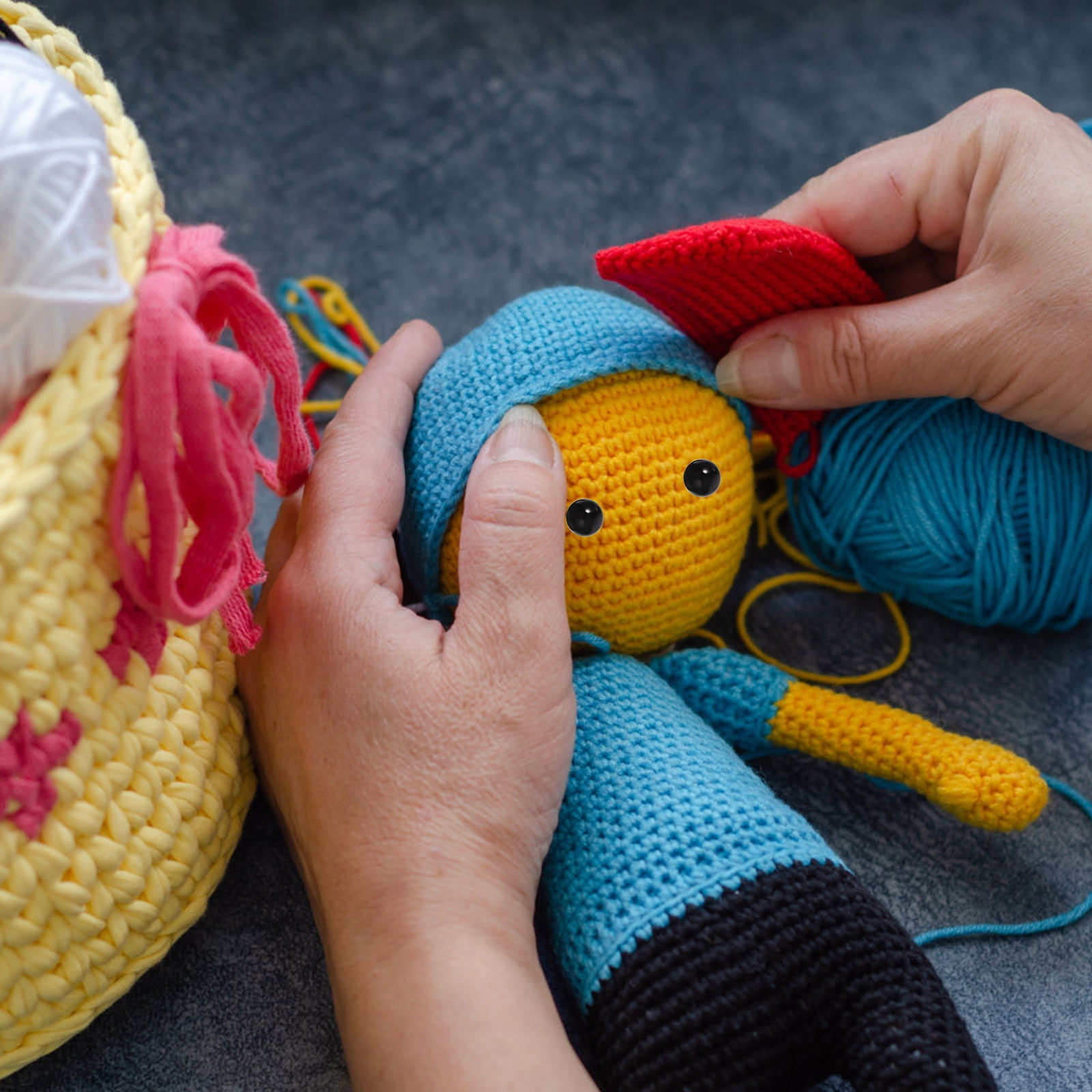 410pcs Doll Safety Eyes Doll Safety Crochet Eyes Plastic Eyes Plush