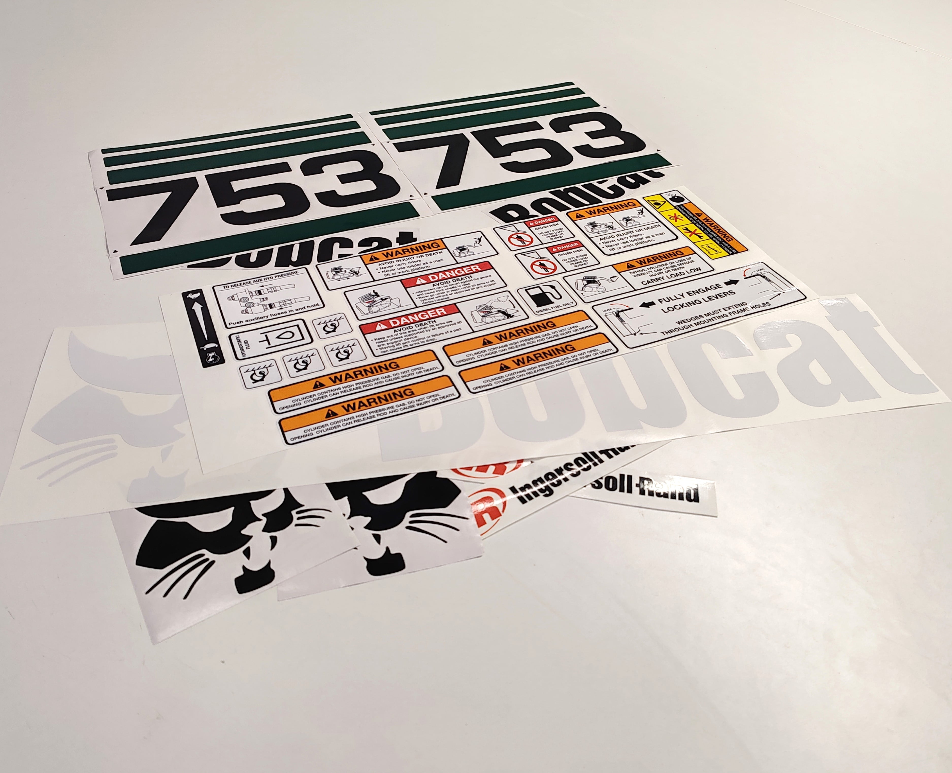 411 Decals Aftermarket Replacement Sticker Set Compatible with Bobcat ...