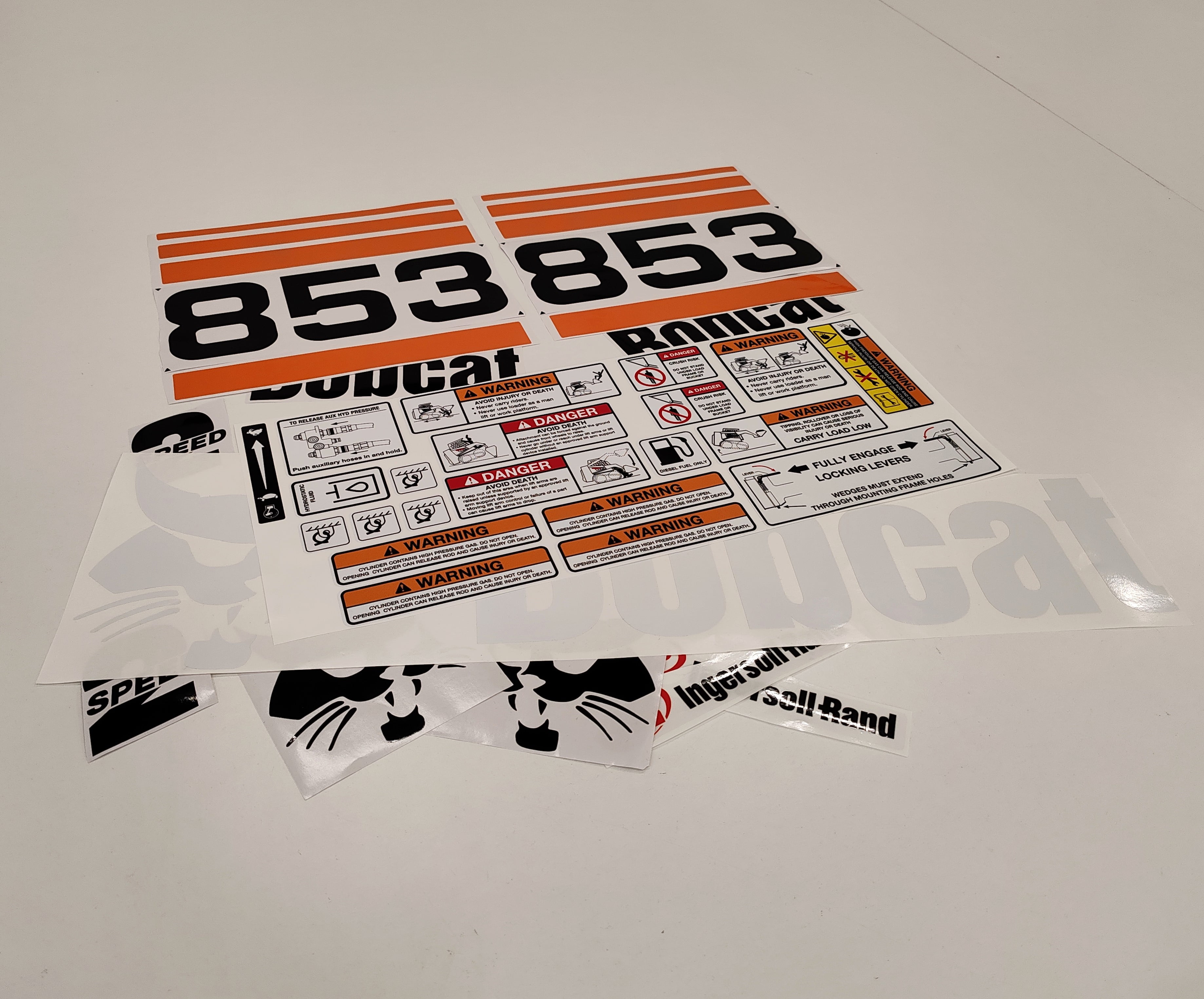 411 Decals Aftermarket Replacement Sticker Set Compatible with Bobcat ...