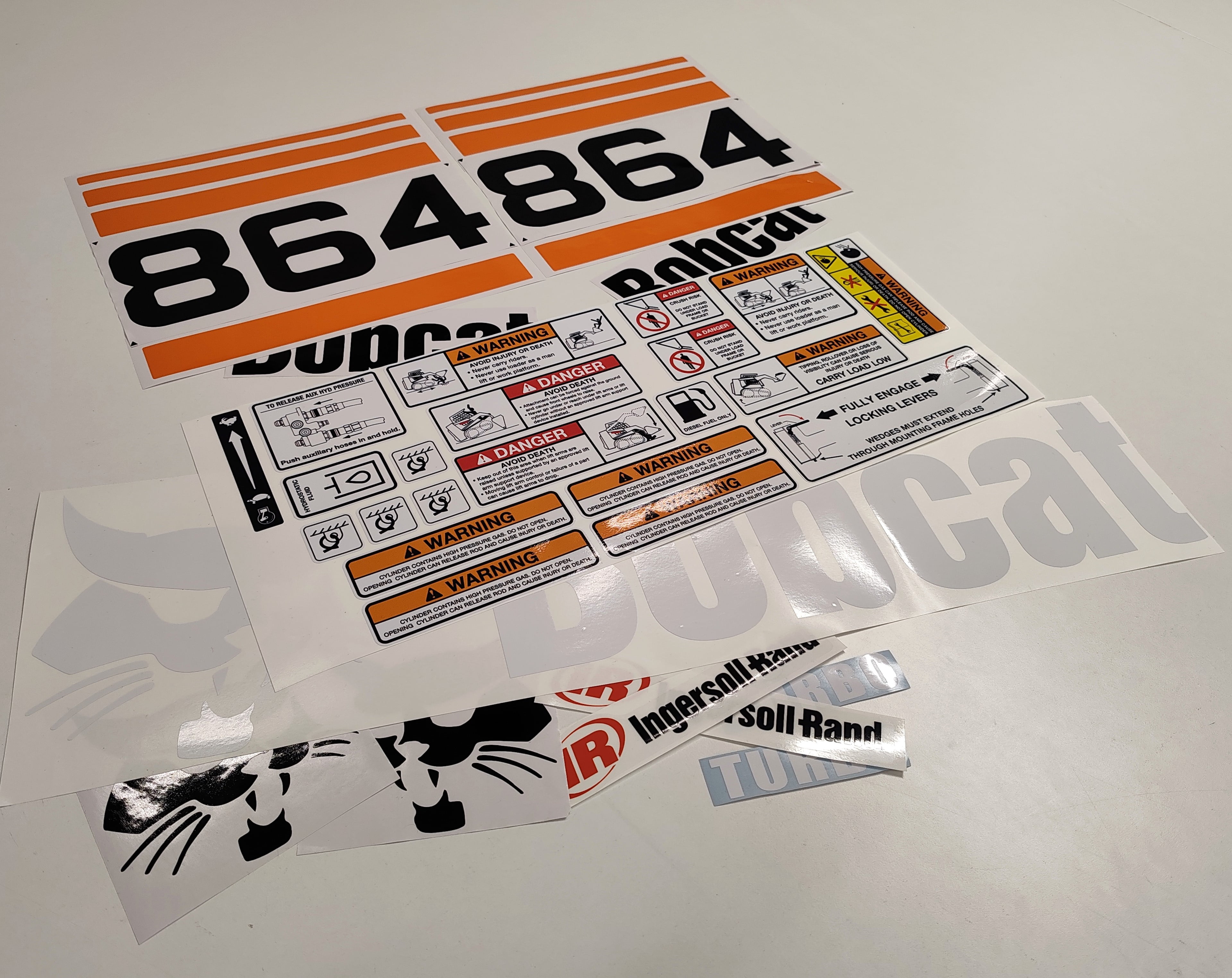 411 Decals Aftermarket Replacement Sticker Set Compatible with Bobcat ...
