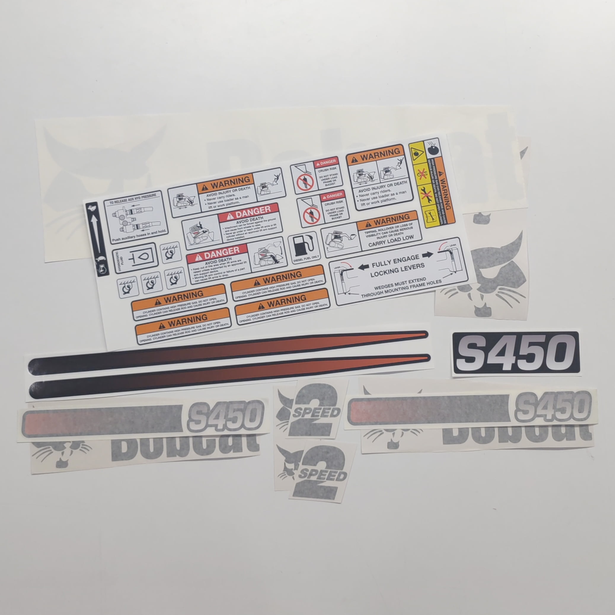 411 Decals Aftermarket Replacement Sticker Set Compatible with Bobcat ...