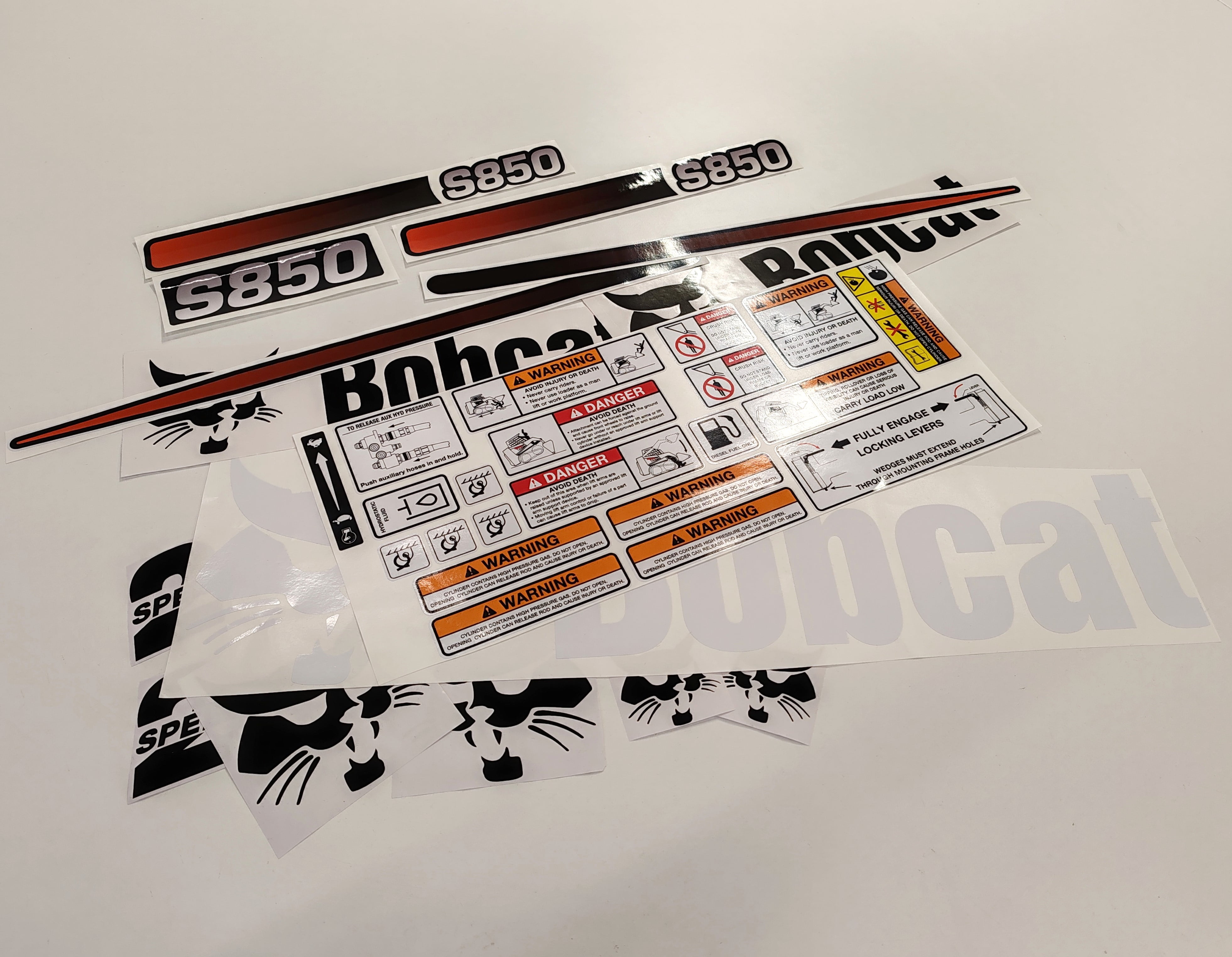 411 Decals Aftermarket Replacement Sticker Set Compatible with Bobcat ...