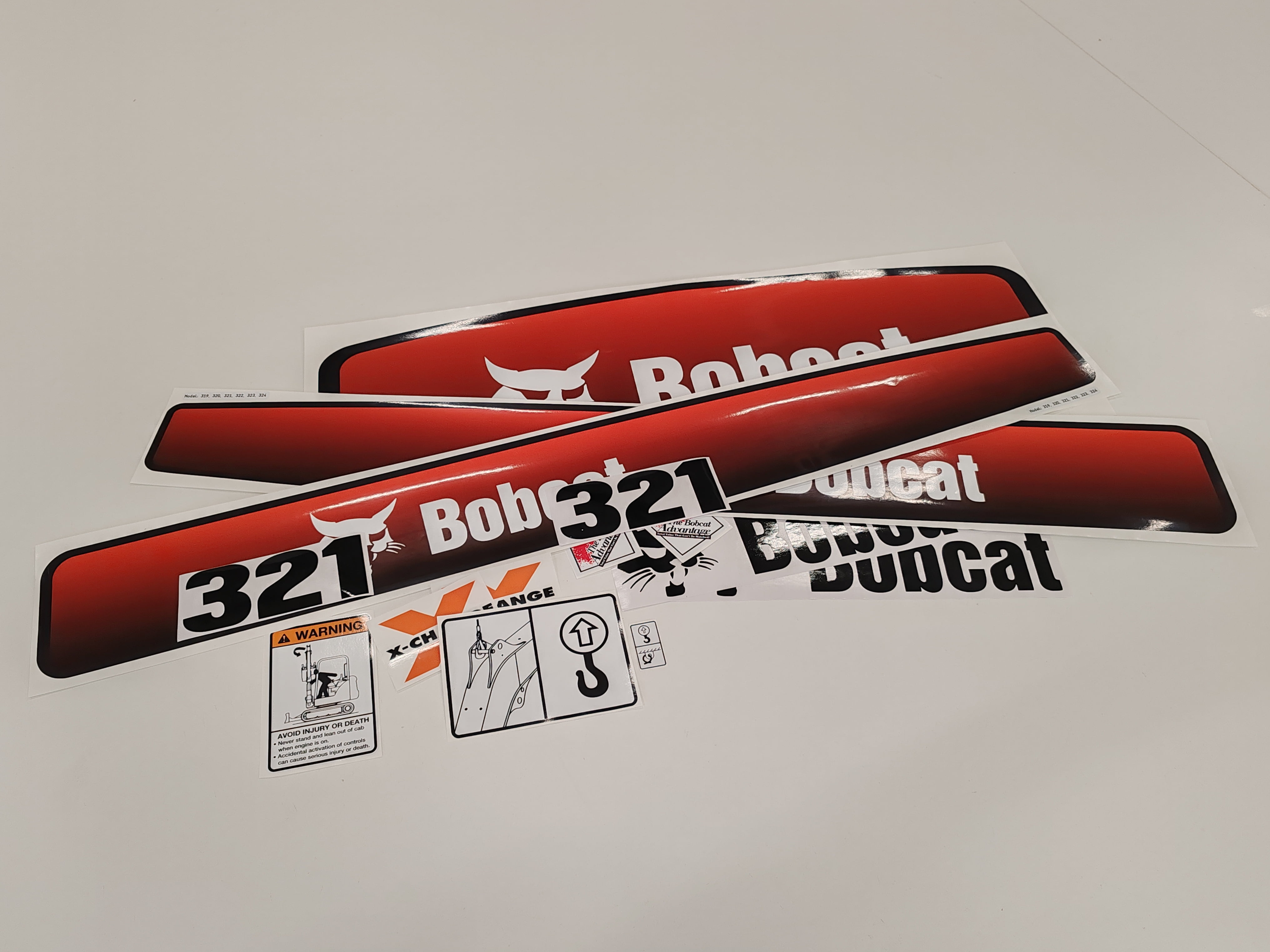 411 Decals Aftermarket Replacement Sticker Set Fits Bobcat 321 Mini ...