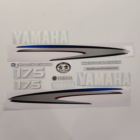 411 Decals Aftermarket Replacement for Yamaha 175 HPDI (2002-2006) Outboard Decal Sticker Set